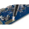 HAMA Glasfaser-Reinigungsstift/-tuch für Digitalkamera, schwarz, 140 mm