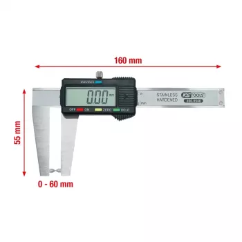 Messschieber KS Tools 300.0540 Gewicht 130 g