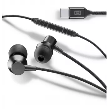 Cellularline SPARROW Stereo-In-Ear-Kopfhörer mit Mikrofon und Fernbedienung