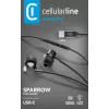 Cellularline SPARROW Stereo-In-Ear-Kopfhörer mit Mikrofon und Fernbedienung