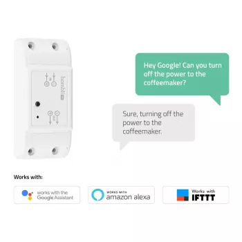 Smart-Schalter Avanca International BV Hombli Smart Switch 2P drahtlos 230V (90–250V, 50–60Hz), 39×88×24 mm