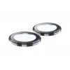 Cellularline Kamera-Linsenring - iPhone 16/16 Plus Gehärtetes Glas für Kamerataschutz