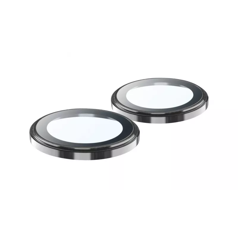 Cellularline Kamera-Linsenring - iPhone 16/16 Plus Gehärtetes Glas für Kamerataschutz