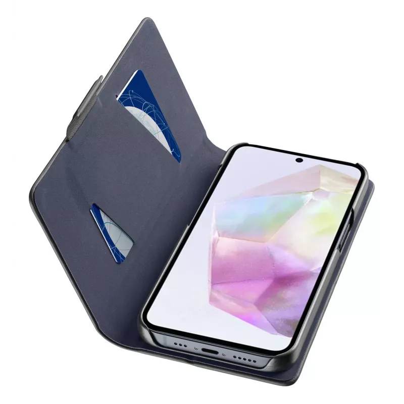 Cellularline Book - Galaxy A36/A56 Book-Hülle mit Kartenfach und Magnetverschluss