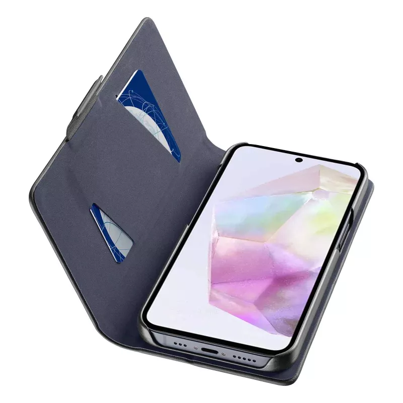 Cellularline Book - Galaxy A36/A56 Book-Hülle mit Kartenfach und Magnetverschluss