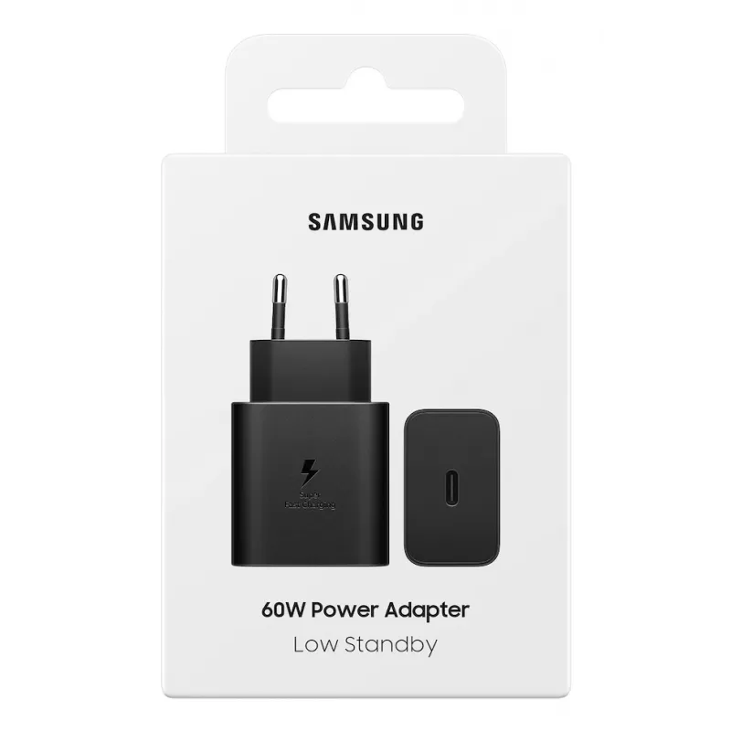 Samsung EP-T6010NBEGWW mobiles Ladegerät Laptop, Smartphone, Tablet Schwarz AC Schnellladefunktion Indoor