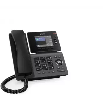 IP-Telefon Snom D810W — 3,36 Zoll IPS-Display, Gigabit Ethernet, WLAN (802.11a/b/g/n/ac), PoE, schwarz