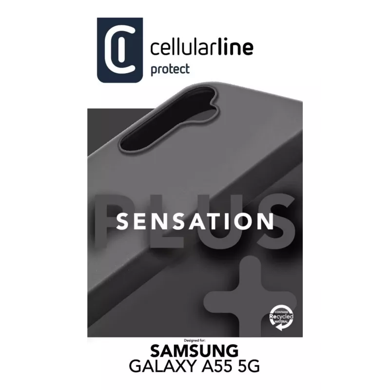 Cellularline Sensation+ - Galaxy A55 5G Soft-touch-Silikonhülle