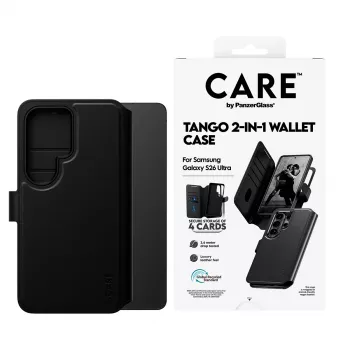 PanzerGlass CARE™ by ® Tango 2-in-1-Brieftaschenhülle mit Qi Samsung Galaxy S26 Ultra