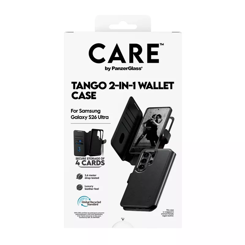 PanzerGlass CARE™ by ® Tango 2-in-1-Brieftaschenhülle mit Qi Samsung Galaxy S26 Ultra