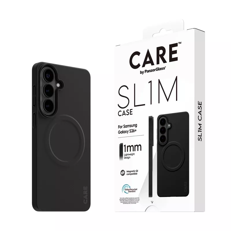 Schutzhülle PanzerGlass CARE SL1M für Samsung Galaxy S26+ in Schwarz (CR06231)