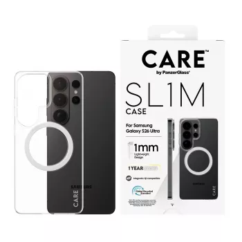 Handyhülle PanzerGlass CARE™ SL1M Transparent mit Qi für Samsung Galaxy S26 Ultra (6,9 Zoll)