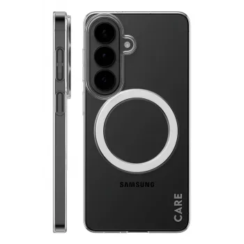 PanzerGlass CARE™ SL1M Transparente Schutzhülle mit Qi für Samsung Galaxy S26, passend für Bildschirme bis zu 16 cm (6,3 Zoll)