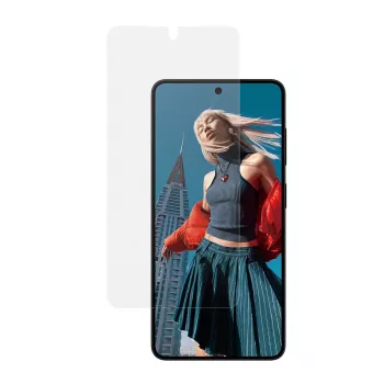Klare PanzerGlass Displayschutzfolie für Samsung Galaxy S26 – Ultra-Wide Fit, PET + Silikon, Trockenanbringung