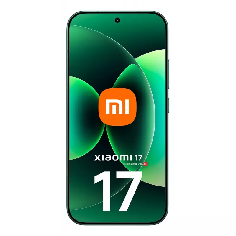 Smartphone Xiaomi 17 — 6,3 Zoll (16 cm) Display, Snapdragon 8 Elite Gen 5, 12 GB RAM, 512 GB Speicher, 6330 mAh, Grün