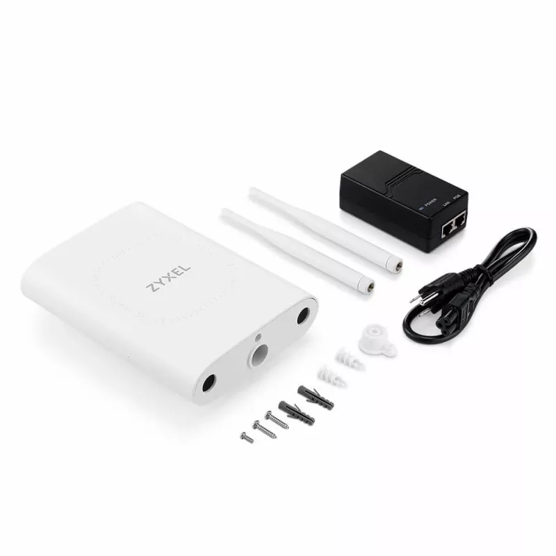Wireless Access Point Zyxel NWA55BE — Dual‑Band 2.4/5 GHz, 5100 Mbit/s, PoE, Weiß