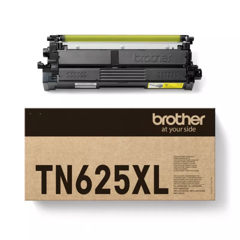 Tonerkartusche Brother TN-625XLY Original Gelb, 5.500 Seiten, 1 Stück