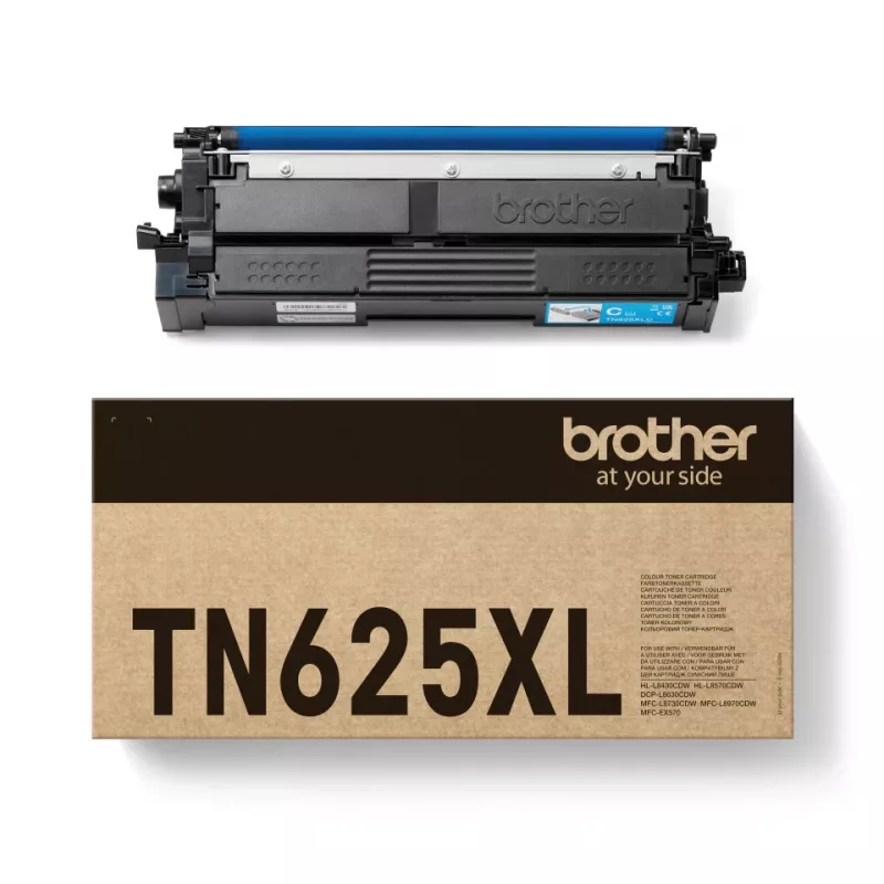 Tonerkartusche Brother TN-625XLC Original Cyan, Reichweite 4500 Seiten, 1 Stück