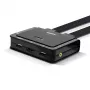 Lindy 2-Port HDMI 4K60, USB 2.0 und Audio Kabel-KVM-Switch, 4096 x 2160 Pixel, 4K Ultra HD, Rack-Montage, Schwarz