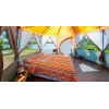 Coleman Zelt Cortes Octagon 8 — 8-Personen, Hartrahmen, 15,7 m², grau/orange