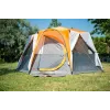 Coleman Zelt Cortes Octagon 8 — 8-Personen, Hartrahmen, 15,7 m², grau/orange