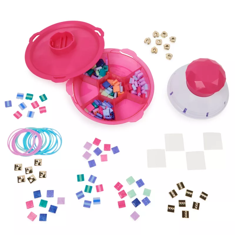 Cool Maker, PopStyle Armband-Bastelset mit 170 Perlen, 10 Armbänder knüpfen und neu gestalten (Verpackung kann variieren), Bastelspielzeug für Kinder ab 7 Jahren