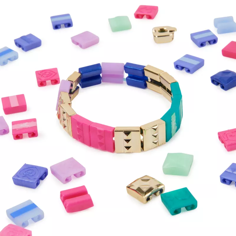 Cool Maker, PopStyle Armband-Bastelset mit 170 Perlen, 10 Armbänder knüpfen und neu gestalten (Verpackung kann variieren), Bastelspielzeug für Kinder ab 7 Jahren