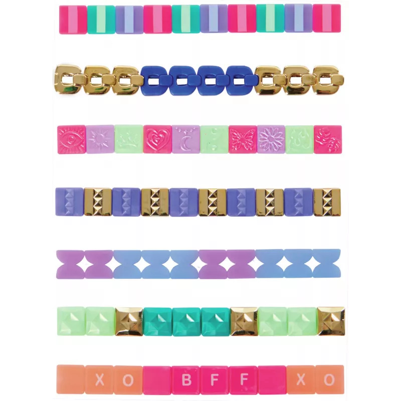Cool Maker, PopStyle Armband-Bastelset mit 170 Perlen, 10 Armbänder knüpfen und neu gestalten (Verpackung kann variieren), Bastelspielzeug für Kinder ab 7 Jahren