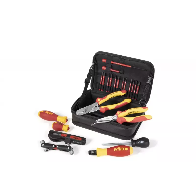 Werkzeugset Wiha 45289 23 Werkzeuge Schwarz Rot Gelb 1,55 kg