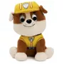 PAW Patrol GUND Offizieller Rubble in charakteristischer Bauarbeiter-Uniform Plüschtier, Stofftier für Kinder ab 1 Jahr, 15 cm