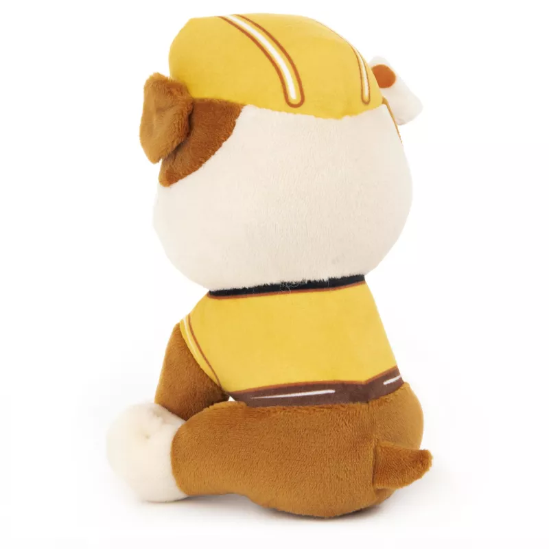 PAW Patrol GUND Offizieller Rubble in charakteristischer Bauarbeiter-Uniform Plüschtier, Stofftier für Kinder ab 1 Jahr, 15 cm
