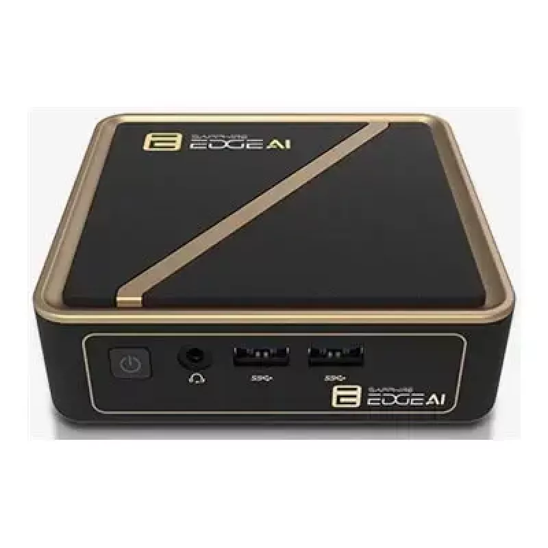 Mini-PC-Barebone Sapphire EDGE AI 340 mit DDR5-Arbeitsspeicher-Unterstützung und HDMI-Ausgang