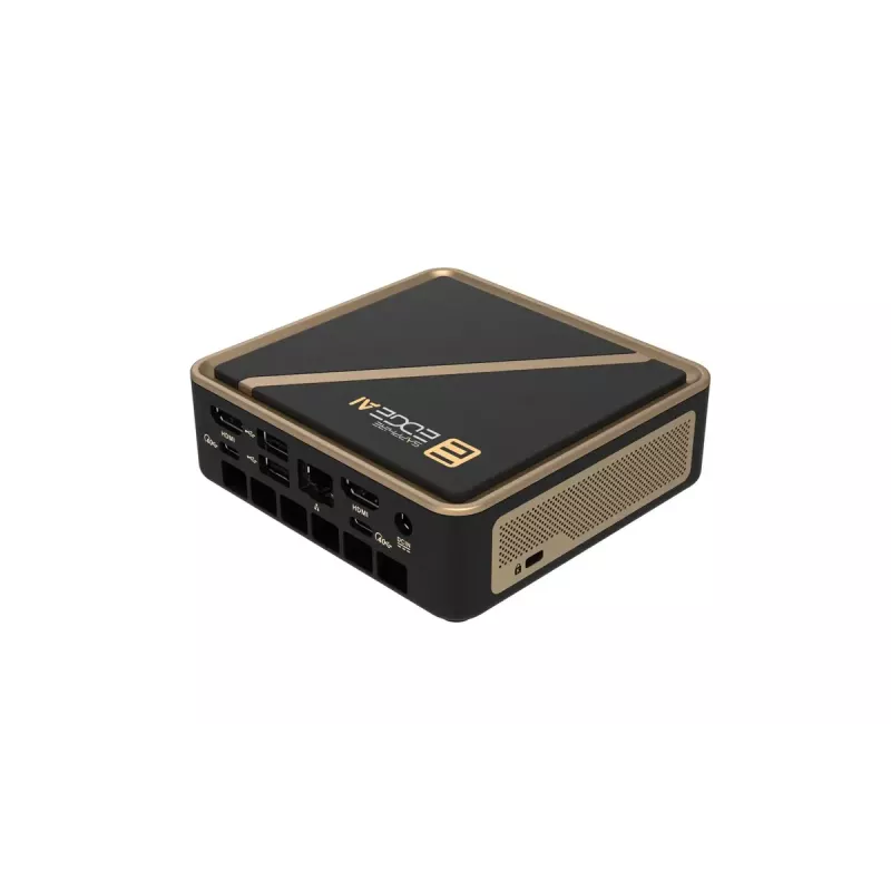 Mini-PC-Barebone Sapphire EDGE AI 340 mit DDR5-Arbeitsspeicher-Unterstützung und HDMI-Ausgang