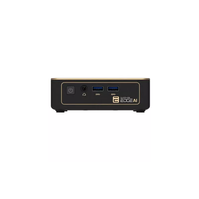 Mini-PC-Barebone Sapphire EDGE AI 340 mit DDR5-Arbeitsspeicher-Unterstützung und HDMI-Ausgang