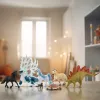 Spielfigur Schleich Norwegische Fjordpferdstute 13980 Braun Weiß Gelb