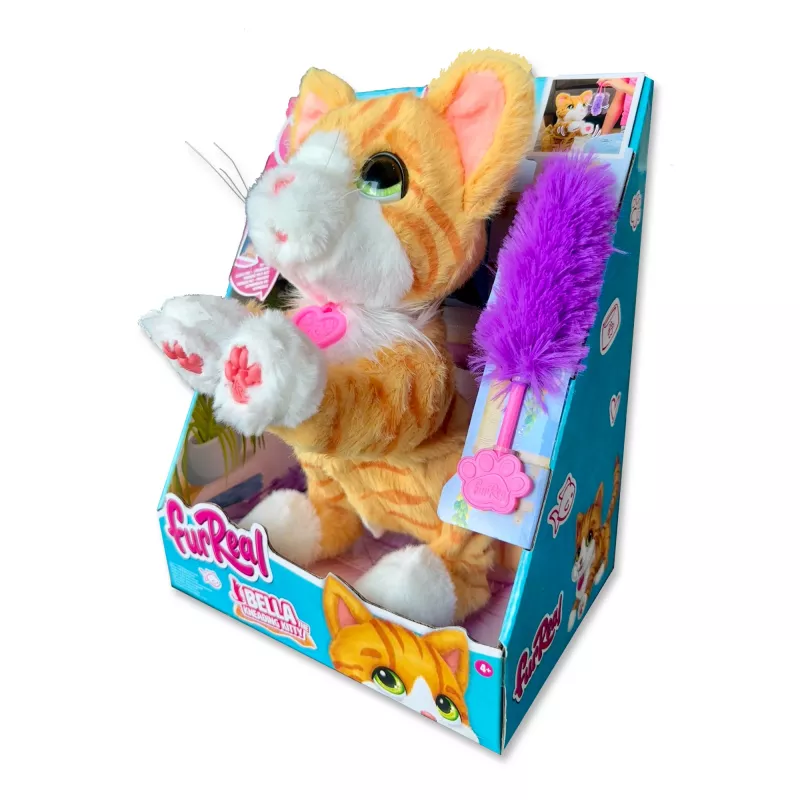 Just Play FurReal Bella, Spielzeugkatze, 4 Jahre, interaktiv, AA, Batterien enthalten