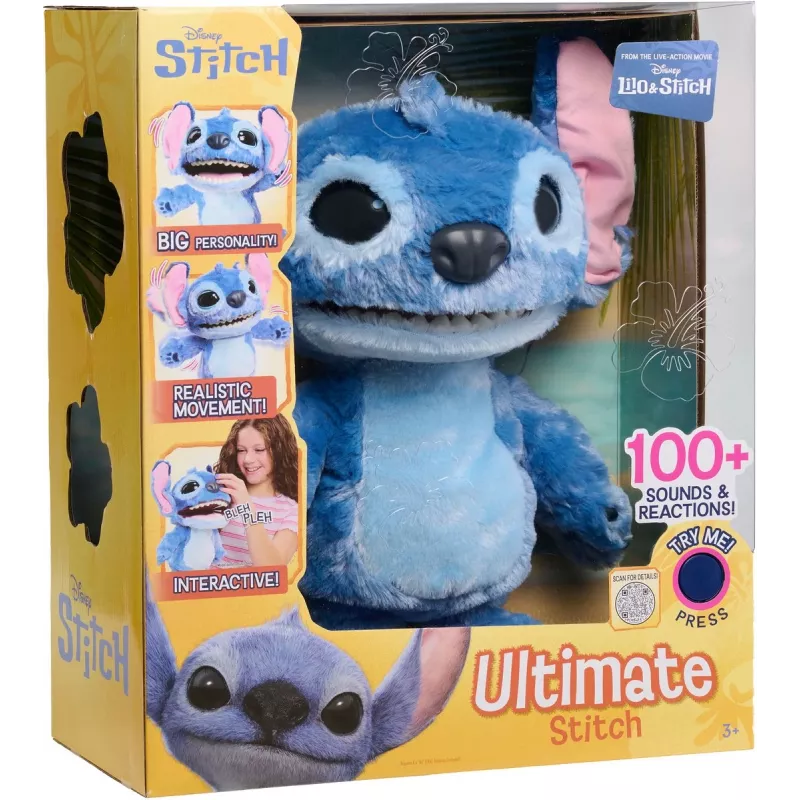 Just Play Disney Stitch - Ultimate Stitch, Figur, 3 Jahr(e), Interaktiv, Mit Ton, AA, Batterien enthalten