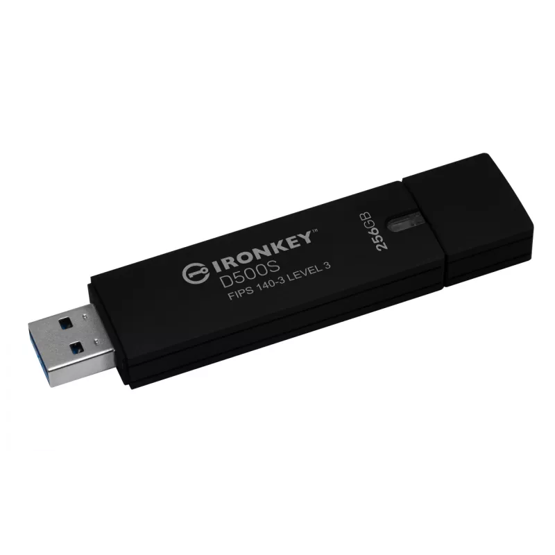 Kingston Technology IronKey 256GB D500S FIPS 140-3 Lvl 3 AES-256