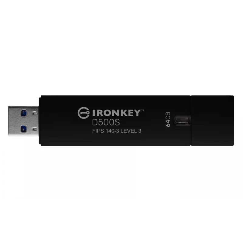 USB Flash Drive Kingston Technology IronKey 64GB D500S FIPS 140-3 AES-256