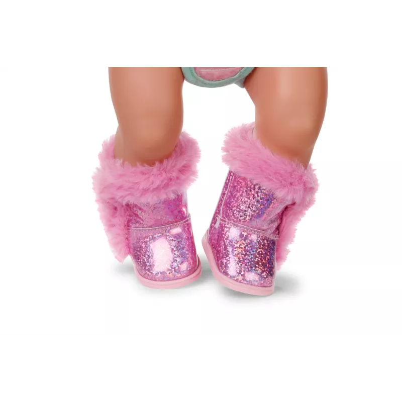 BABY born Glitzerstiefel 2-fach sortiert 43cm Puppenschuhe
