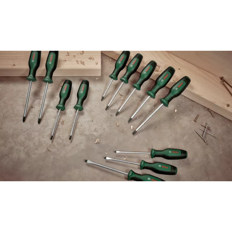 Bosch 1 600 A02 W7L Set Schlitzschraubendreher