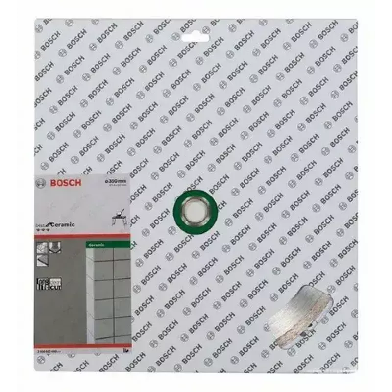 Kreissägeblatt Bosch 35 cm (350 mm) Durchmesser, Bohrung 30 mm, für weiche keramische Wandfliesen, 1 Stk.