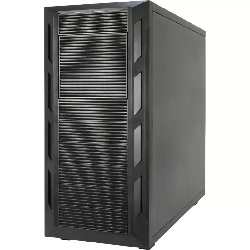 Computergehäuse INTER-TECH 88887382 Micro Tower Schwarz — Micro Tower, unterstützt ATX/EATX/SSI EEB/Micro ATX/Mini-ITX, 7×3,5-Zoll-Schächte, 2×2,5-Zoll-Schächte, 10×5,25-Zoll-Schächte, 2×USB 3.2 Gen1