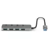 Lindy 4-Port USB 3.0 Hub mit Ein-/Ausschaltern