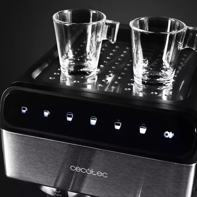Espressomaschine CECOTEC Power Instant-ccino 20 Touch – vollautomatisch, 1,4 L Wassertank, 2 Tassen, 1350 W