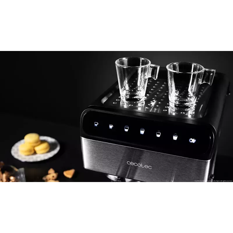 Espressomaschine CECOTEC Power Instant-ccino 20 Touch – vollautomatisch, 1,4 L Wassertank, 2 Tassen, 1350 W