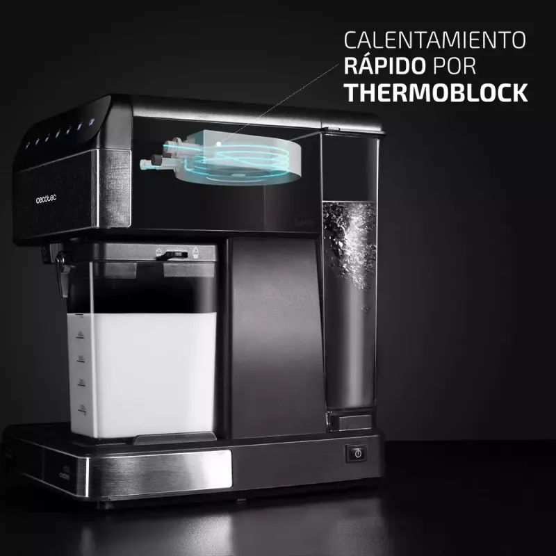Espressomaschine CECOTEC Power Instant-ccino 20 Touch – vollautomatisch, 1,4 L Wassertank, 2 Tassen, 1350 W