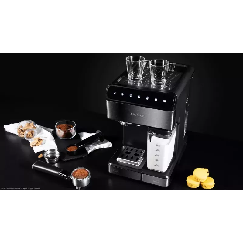 Espressomaschine CECOTEC Power Instant-ccino 20 Touch – vollautomatisch, 1,4 L Wassertank, 2 Tassen, 1350 W