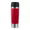 EMSA Travel Mug Classic N2022200 Reisebecher 500 ml Schwarz, Rot, Edelstahl Edelstahl