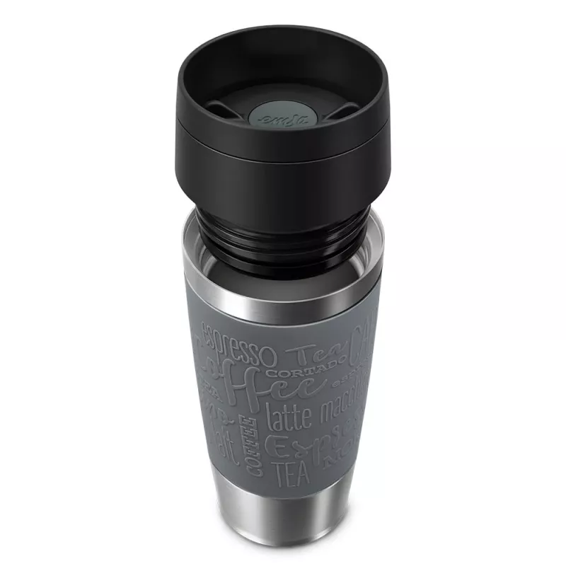 EMSA Travel Mug Classic 360 ml grau Edelstahl-Reisebecher